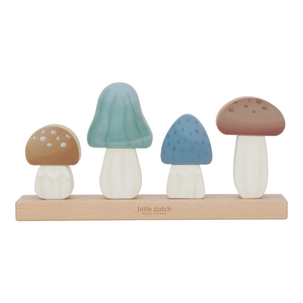 Stacking Puzzle Mushrooms - Forest Friends FSC